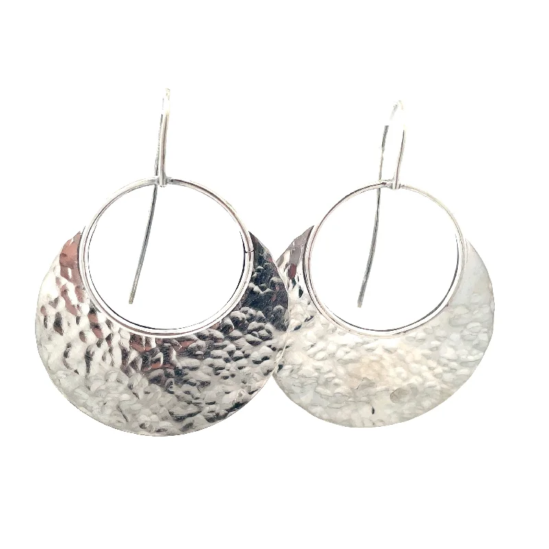 Beryl stone earrings-Sterling Silver Earrings