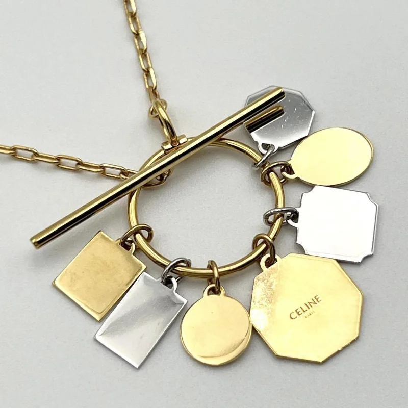 Retro jazz necklaces-Celine  Metal Necklace (Pre-Owned)