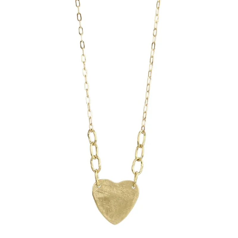 Regal diamond necklaces-Mini Paper Heart Necklace