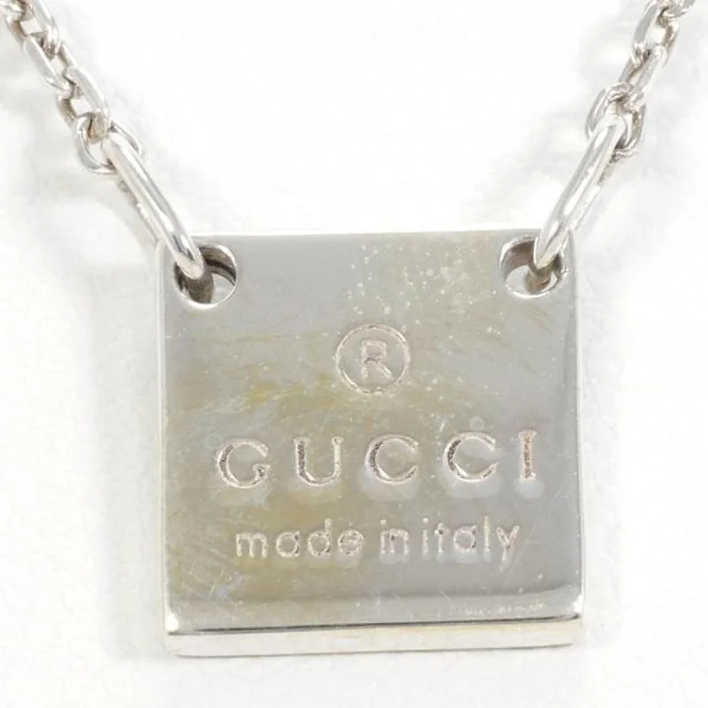 Aquamarine drop necklaces-Gucci   925 Necklace (Pre-Owned)