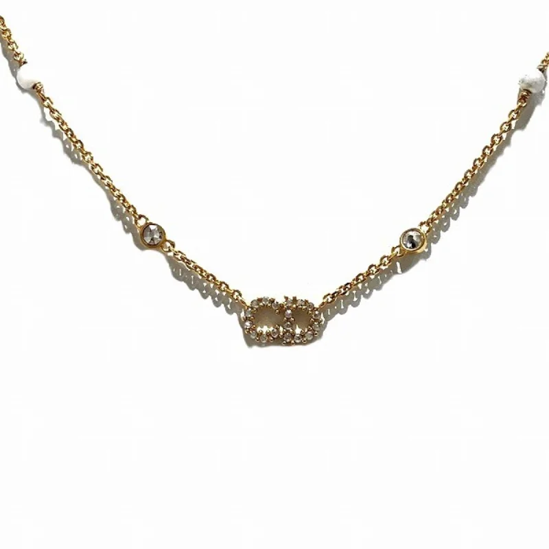 Gleaming pearl necklaces-Christian Dior   Plating Necklace (Pre-Owned)