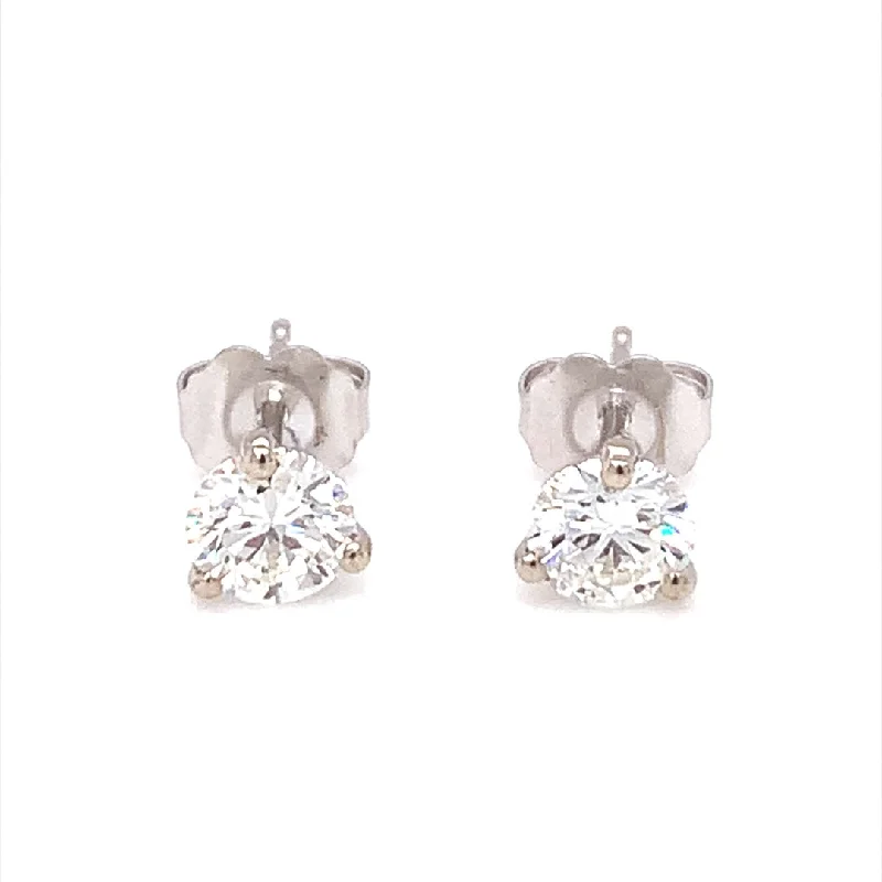 Fiber bead earrings-Diamond Earring