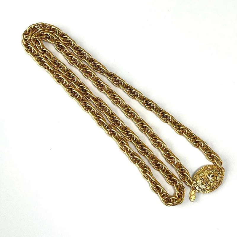 Smooth bar necklaces-Chanel Metal Necklace (Pre-Owned)