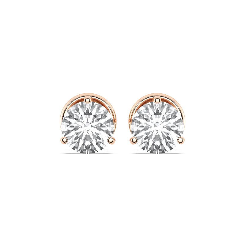 Rich statement earrings-Certified Lab-Grown Diamond Earrings