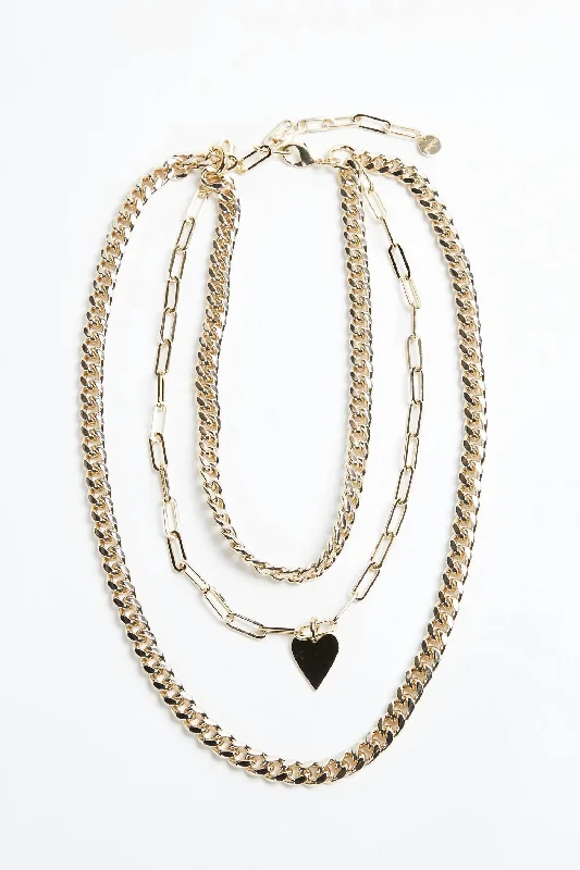 Drape-style necklaces-Kingston Necklace In Gold