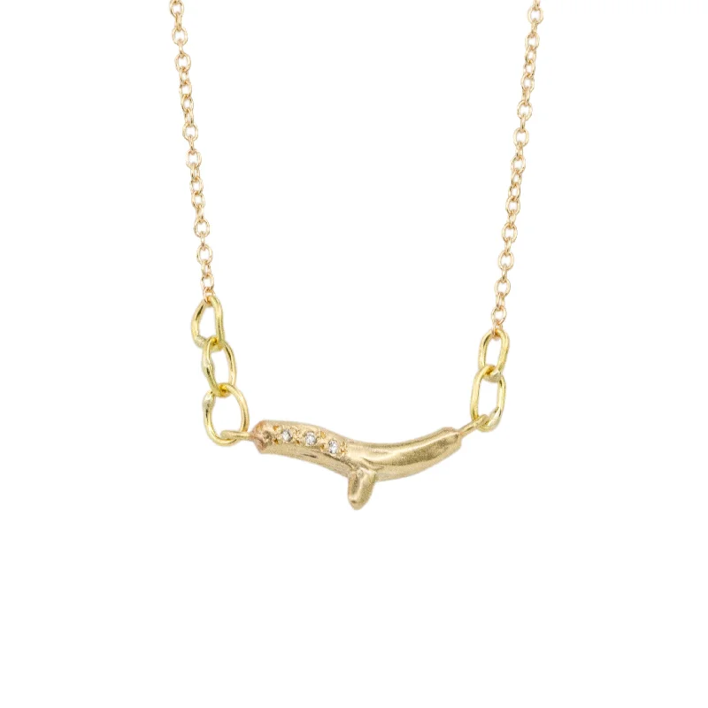 Robust chain necklaces-Pave Branch Necklace