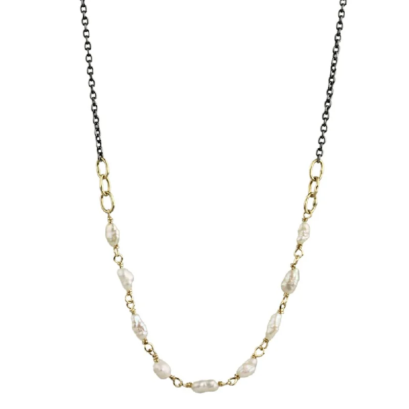 Oval shape necklaces-Nine Lives Pearl Necklace