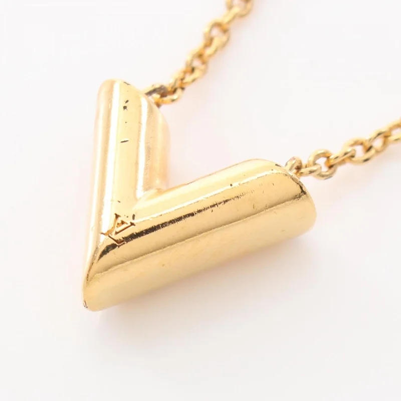 Forged name necklaces-Louis Vuitton   Plating Necklace (Pre-Owned)