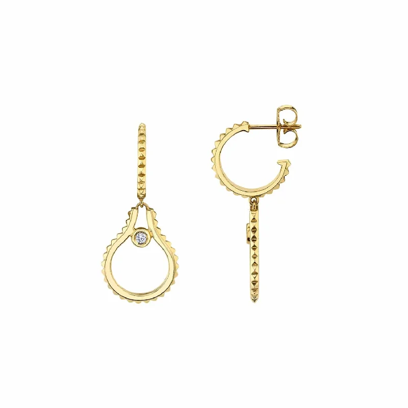 Rococo style earrings-Mini Signature MM Tetra Earrings