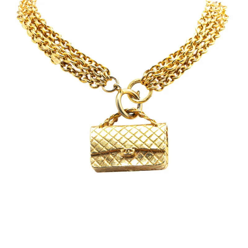 Twist knot necklaces-Chanel  Plating Necklace (Pre-Owned)