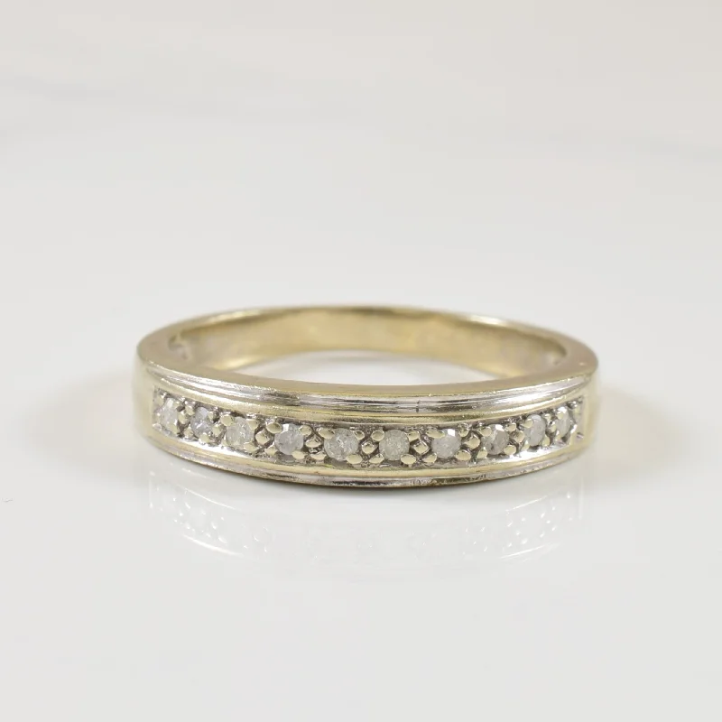 Soft open rings-Pave Set Diamond Ring | 0.10ctw | SZ 6.75 |