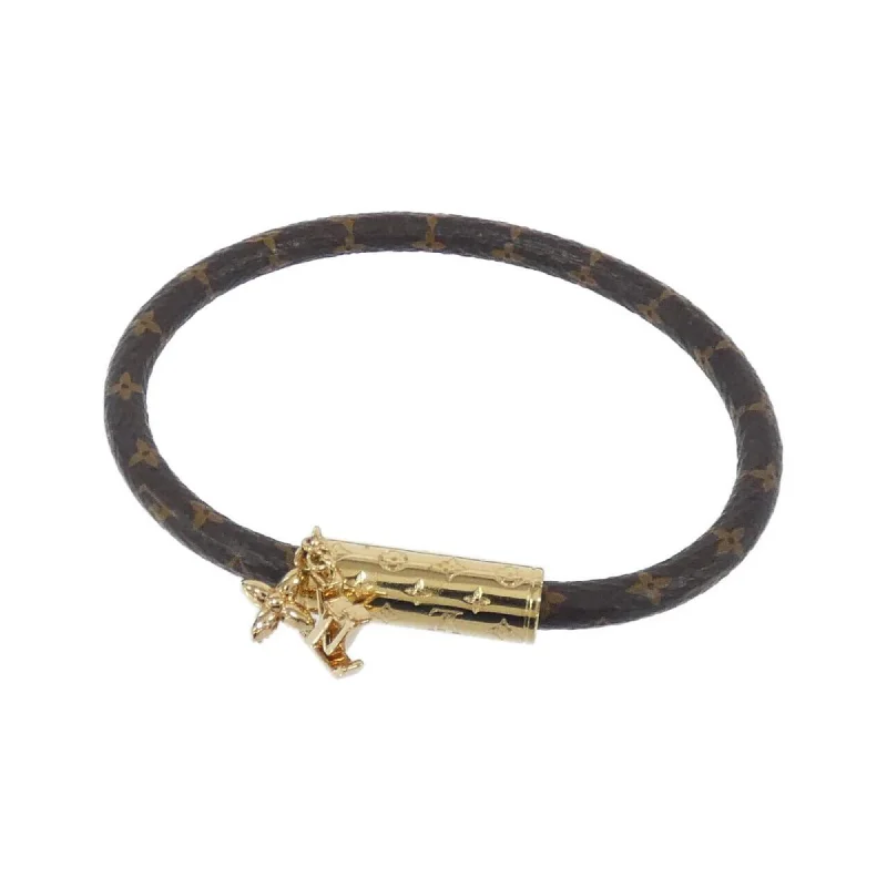 Yarn edge bangles-Louis Vuitton gold Marron Monogram Monogram Charm Bracelet (Pre-Owned)