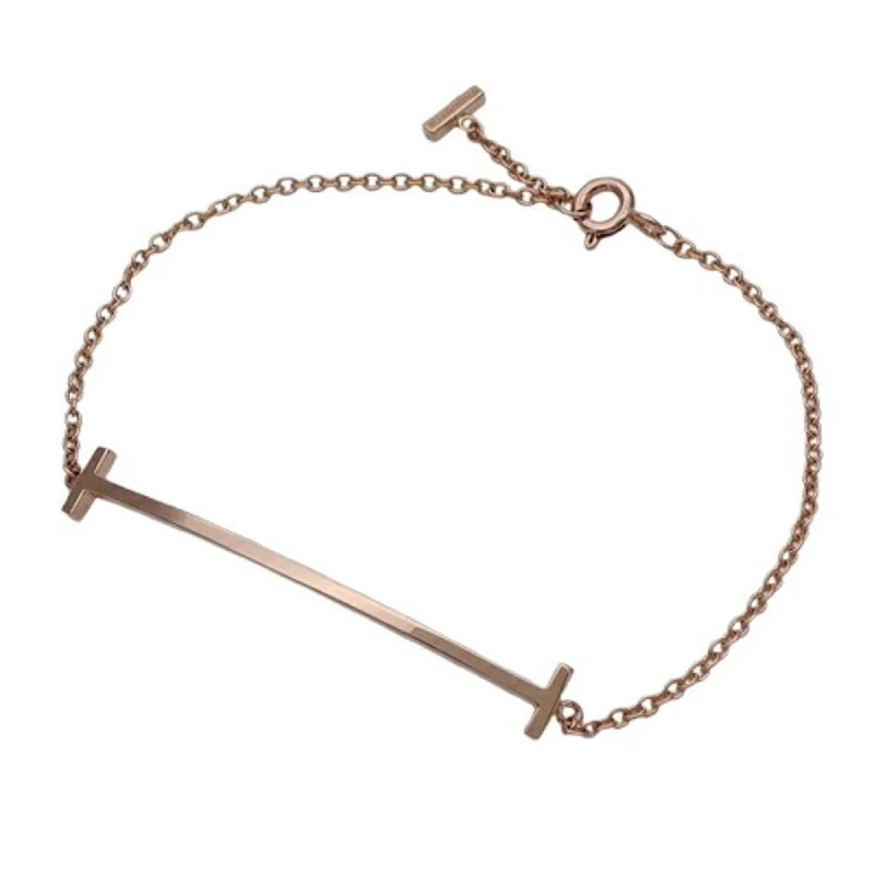 Simple dot bangles-Tiffany  (18K) Charm Bracelet (Pre-Owned)