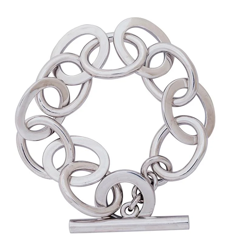 Fine wire bangles-Toggle Bracelet- Sterling Silver  (266BS)