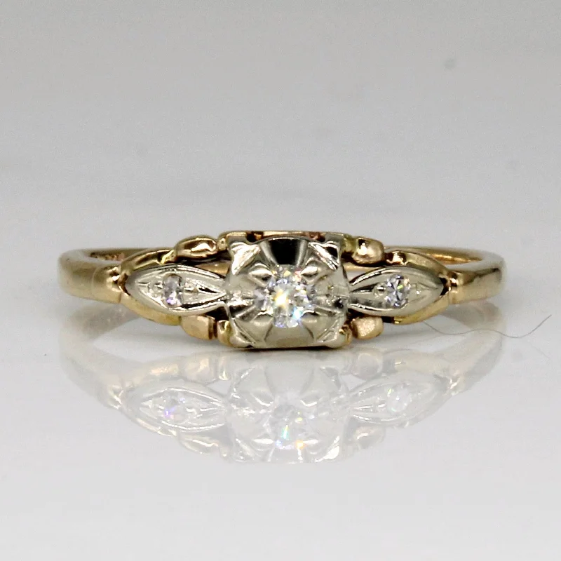 Graceful art rings-Birks' Diamond Ring | 0.08ctw | SZ 6.25 |