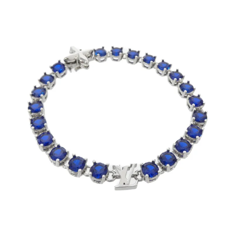 Forged word bracelets-Louis Vuitton blue Charm Bracelet (Pre-Owned)