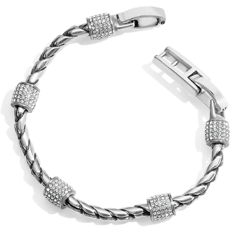 Beaded cluster bracelets-Women's Meridian Bracelet In Silver