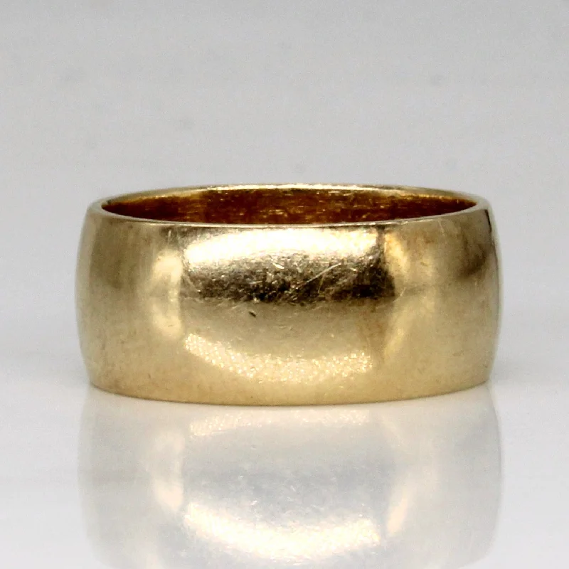 Thick band rings-Birks' 14k Yellow Gold Wide Band | SZ 6 |