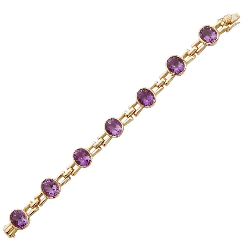 Small star bracelets-Bracelet- Amethyst (1218D)