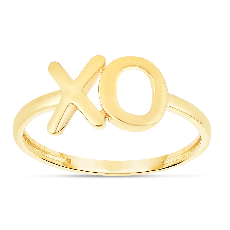 Thin frame rings-14K Gold inXOin Ring