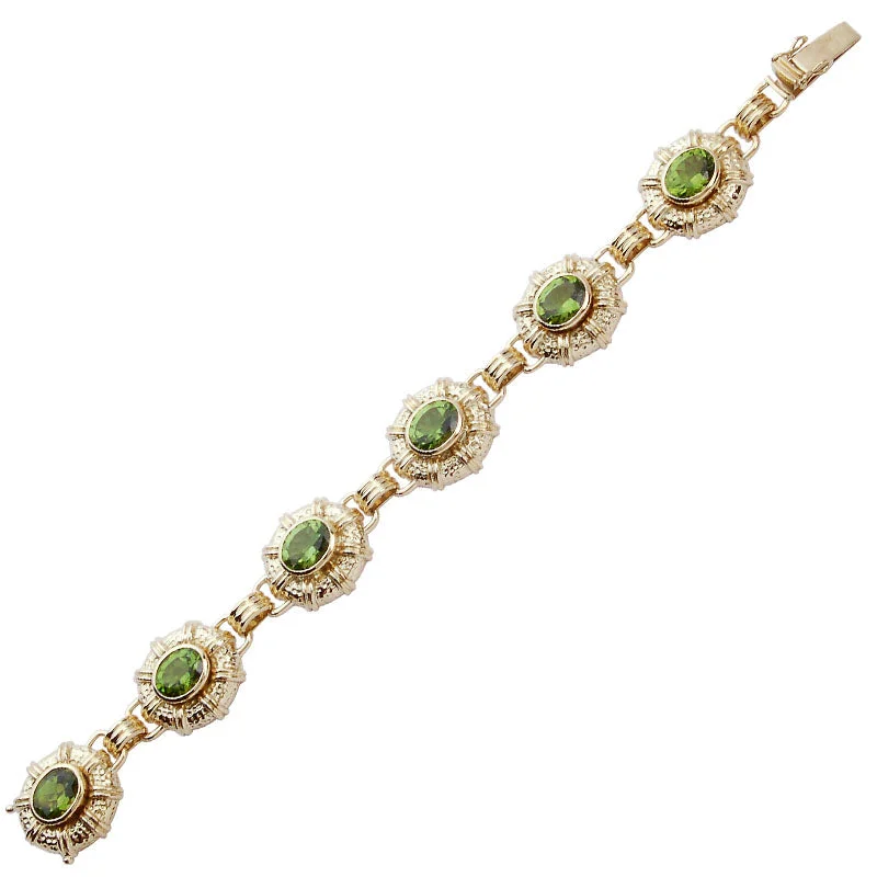 Braided strand bracelets-Bracelet- Peridot (1265F)