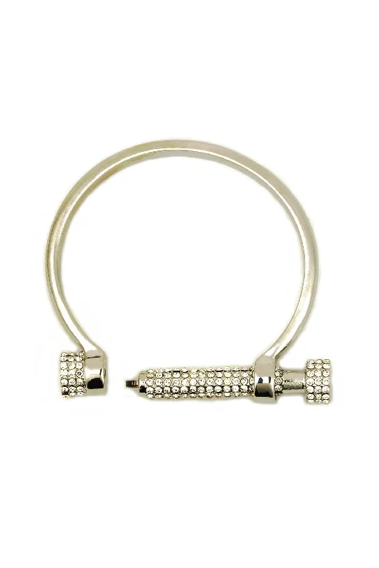 Pine grain bangles-Marit Bracelet - Silver