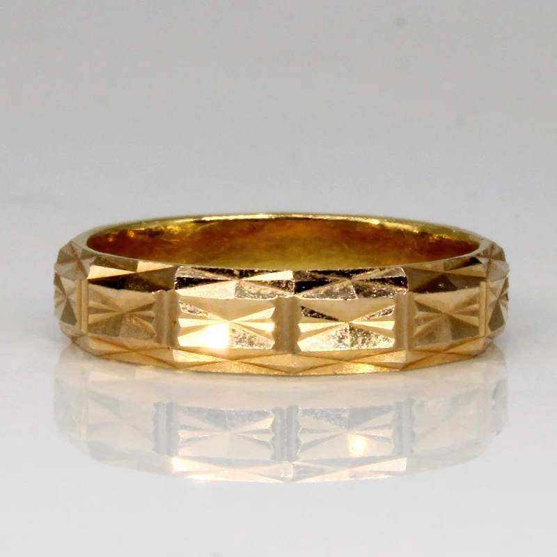 Soft enamel rings-21k Yellow Gold Ring | SZ 7 |