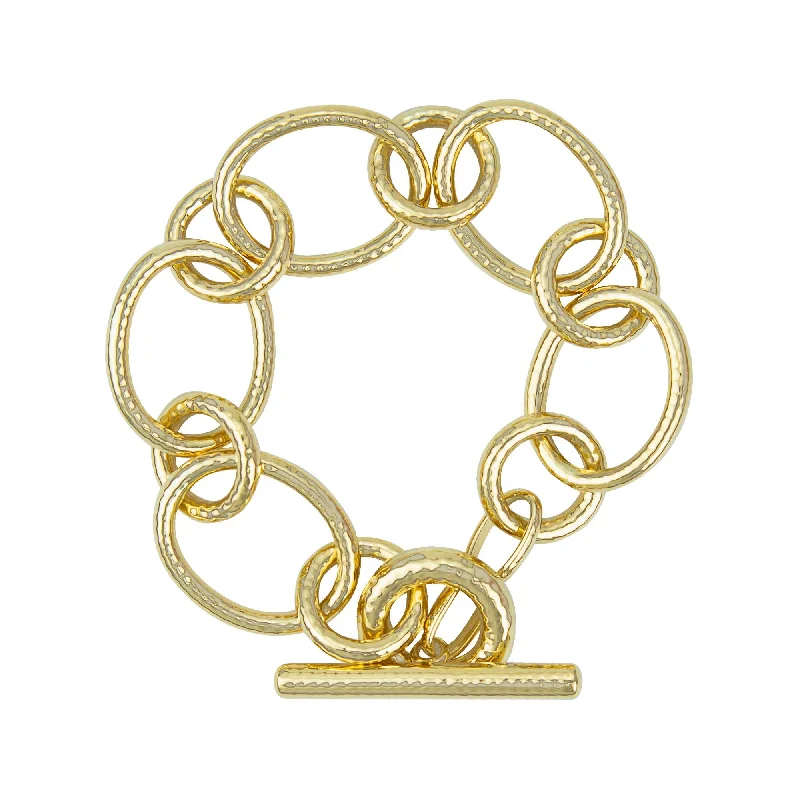 Simple dot bangles-Bracelet - Gold (2369B)