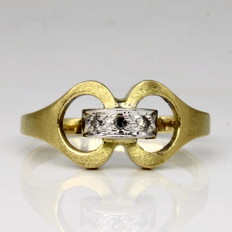 Thick band rings-Diamond Ring | 0.03ctw | SZ 6.75 |