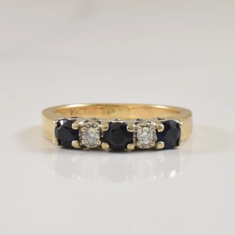 Root carved rings-Sapphire & Diamond Ring | 0.50ctw, 0.04ctw | SZ 5.75 |