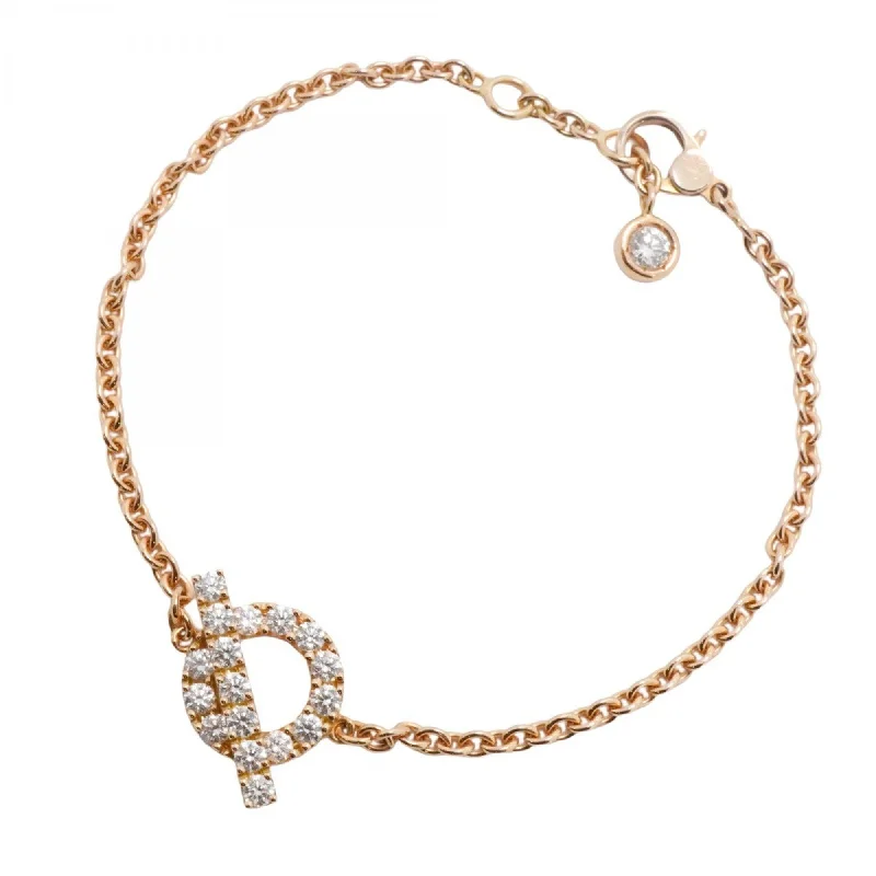 Snap clasp bracelets-Hermes pink gold (18K) Charm Bracelet (Pre-Owned)