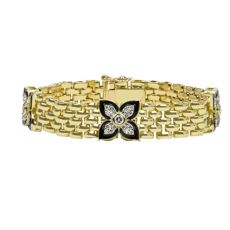 Bright diamond bracelets-Bracelet - Diamond (enamel) (2360A)