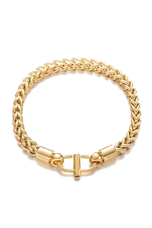 Graceful art bracelets-Women's Alex Bracelet In Gold