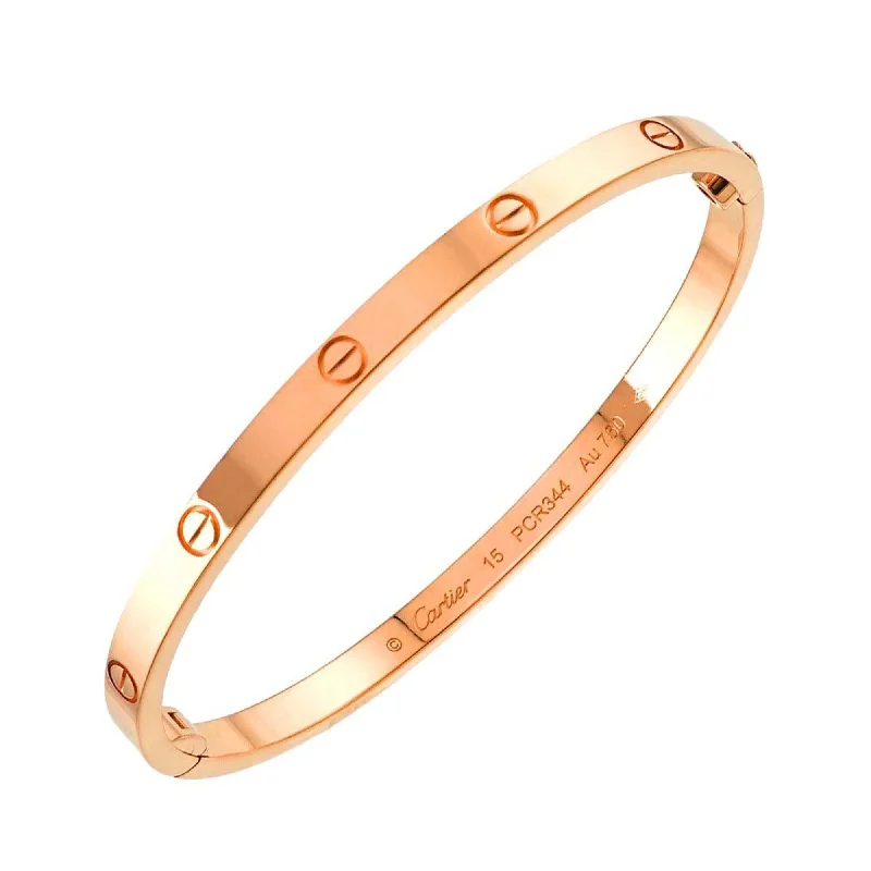 Fine filigree bangles-Cartier pink gold (18K) Charm Bracelet (Pre-Owned)