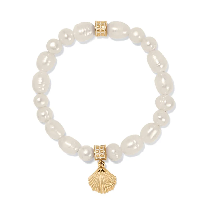 Rococo style bangles-Sunset Cove Pearl & Shell Bracelet In Multi