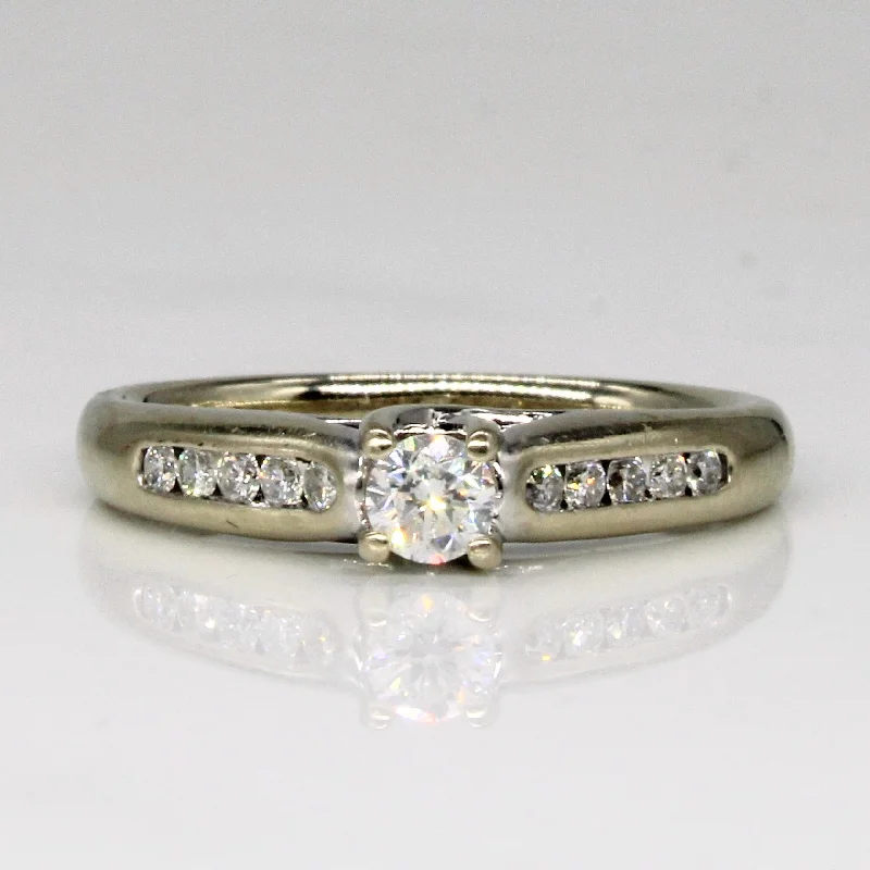 Aged deco rings-Diamond Engagement Ring | 0.25ctw | SZ 7 |