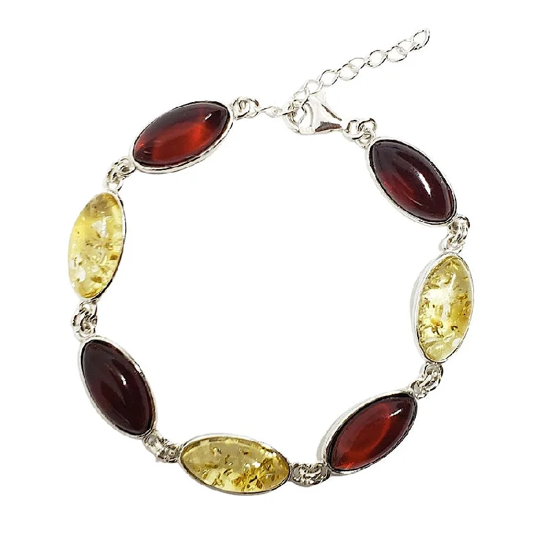 Spirit eye bangles-Oval Amber Bracelet