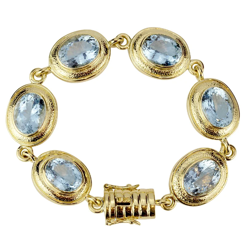 Bali tile bracelets-Bracelet- Aquamarine (938C)