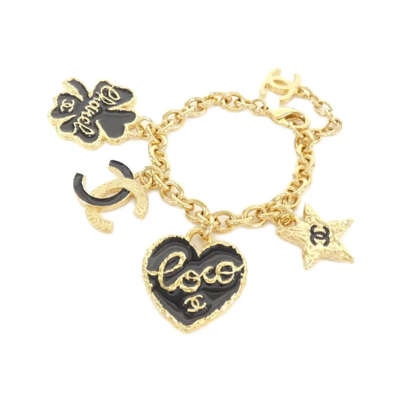 Oval design bangles-Chanel gold Charm Bracelet (Pre-Owned)