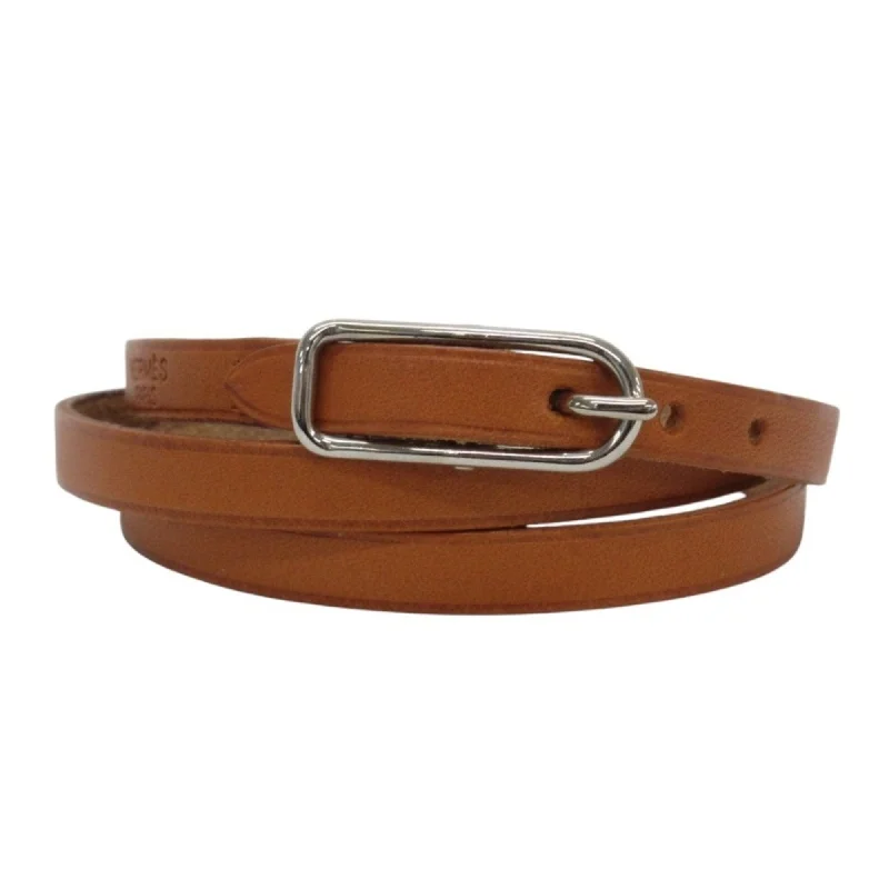 Stream shape bangles-Hermes Hapi Leather Charm Bracelet (Pre-Owned)