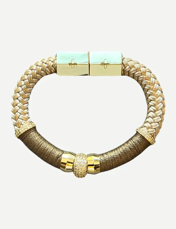 Aged cameo bracelets-Luxe Classic Bracelet In Teak