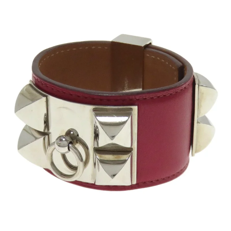 Swan motif bangles-Hermes Leather Charm Bracelet (Pre-Owned)