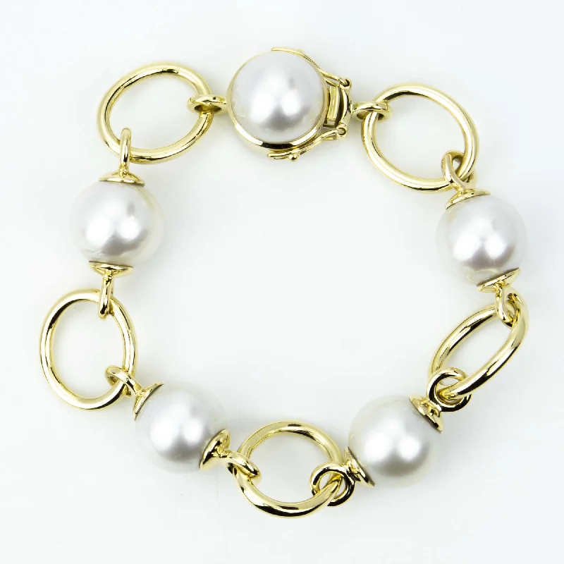 Fine cuff bracelets-Bracelet - South Sea Pearl