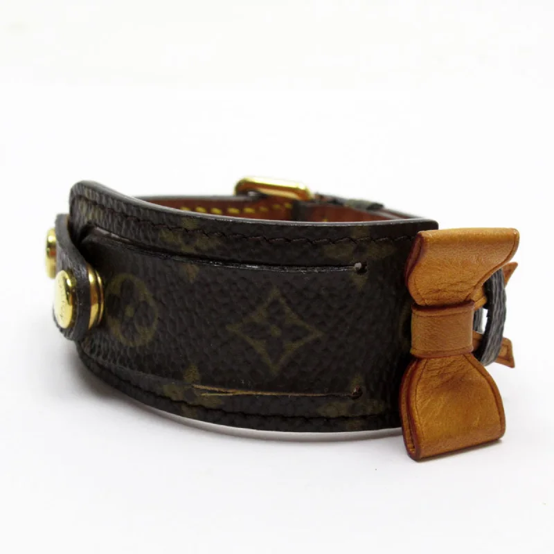 Smooth form bracelets-Louis Vuitton  Leather Charm Bracelet (Pre-Owned)