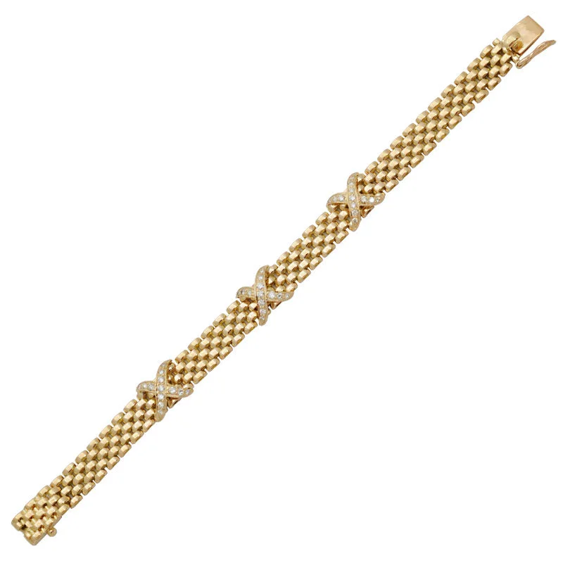 Stone link bracelets-Bracelet-Diamond