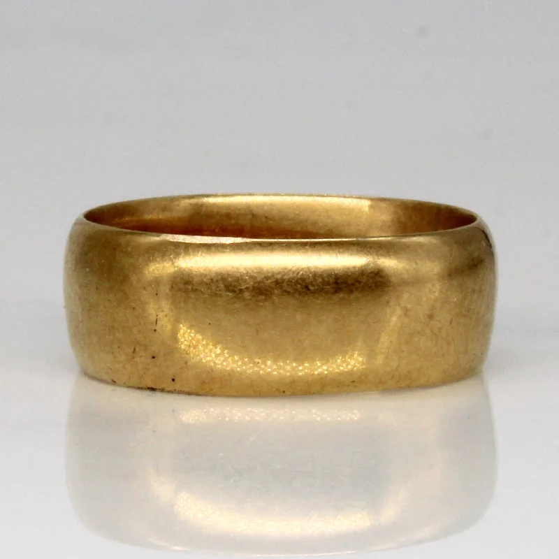 Cotton thread rings-18k 1903 Yellow Gold Wide Band | SZ 6.75 |